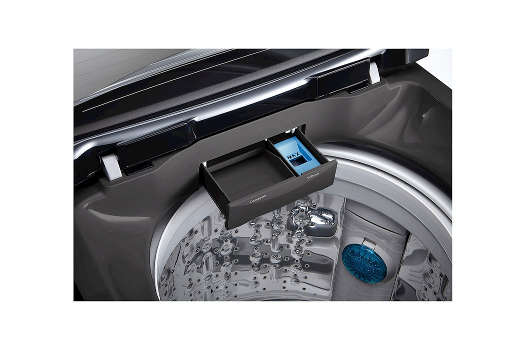 LG  Washer Top Load Washing Machine Smart Inverter 14 Kg Stanless Steel- T1466NEHT2B