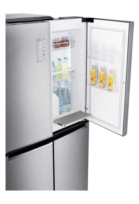 LG  Refrigerator 4Doors 27Cft Door-In-Door Noble Steel Inverter - GRD-274PN