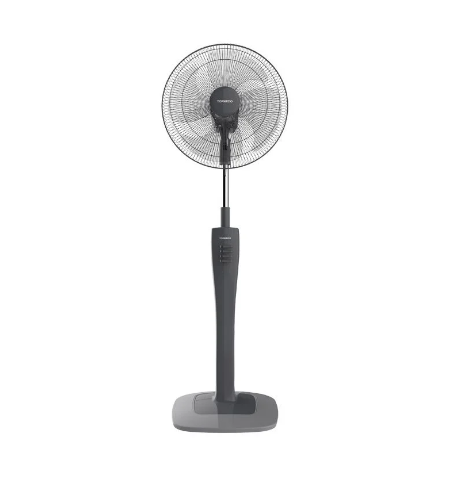 Tornado stand fan 16 inch 4 blades grey or maroon tsf-74