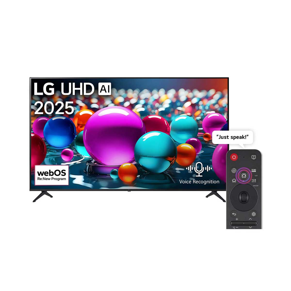 LG 65UA85006LA 65 Inch LG UHD AI UA85 4K Smart TV AI Magic remote HDR10 WebOS25 2025