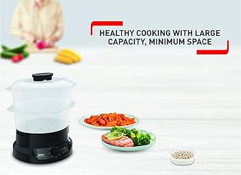 Tefal 2 Tier Mini Compact Steam Cooker VC139 | VC139865