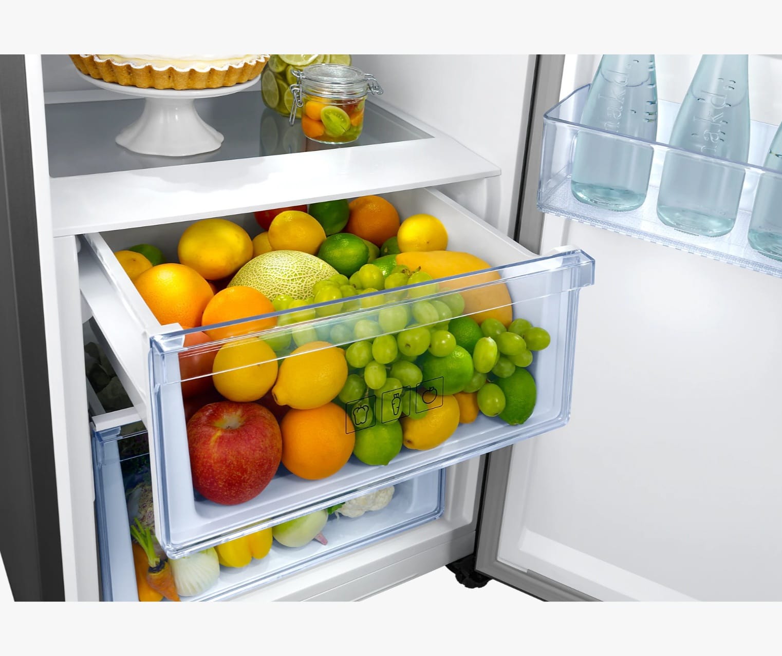 Samsung One Door Refrigerator Silver Inverter