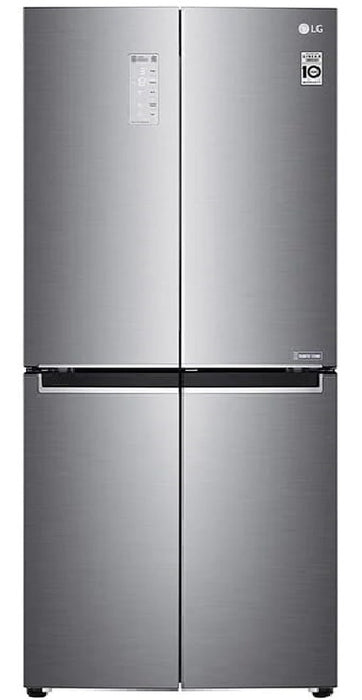 LG  Refrigerator 4 Doors 725L Silver -GCB-244PN