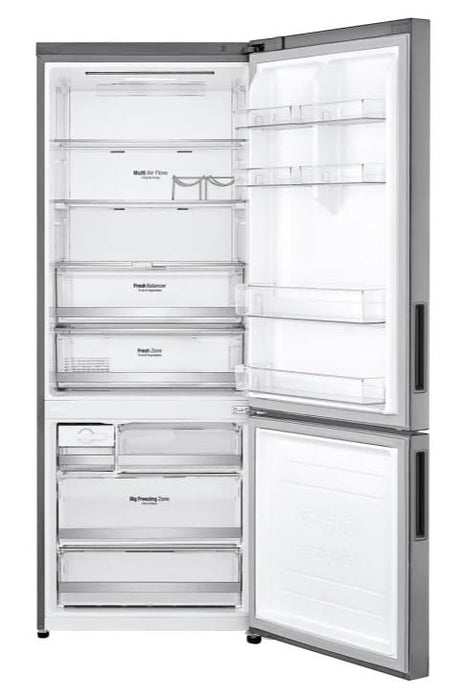 LG  Refrigerator Linear Cooling Silver Smart Inverter - GC-B569PMCM