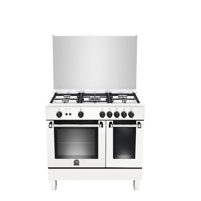 La Germania Cooker 90x60cm bottle comp Americana D White