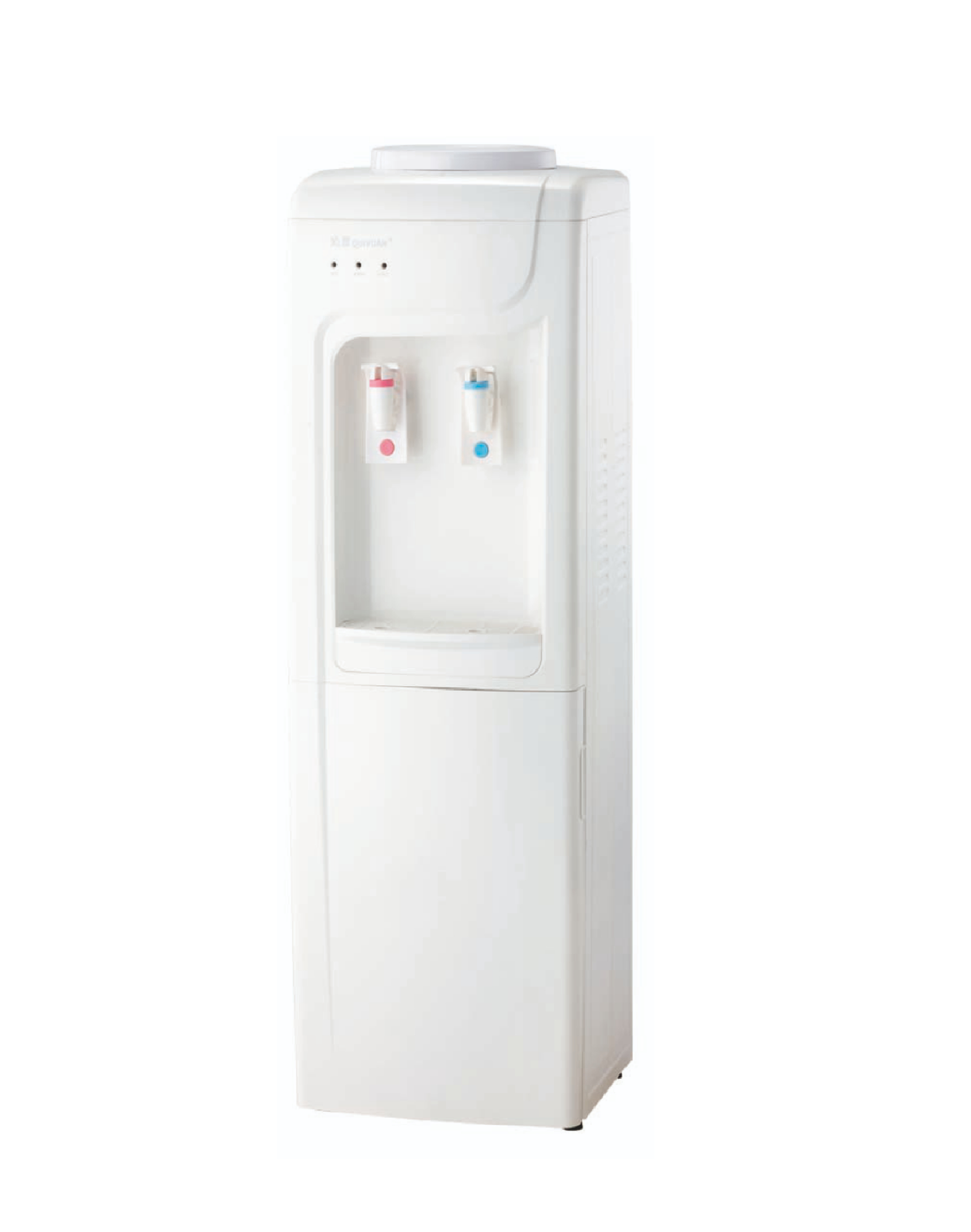 QueenChef White Water Dispenser with 2 Taps