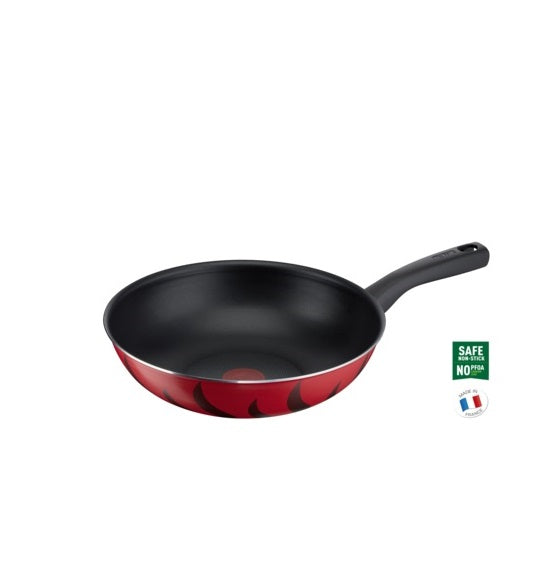 Tefal Tempo Flamme Wok Frypan 28cm