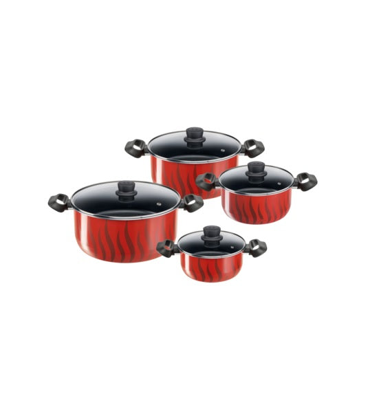 Tefal Tempo Flamme Stewpots 8 Pcs Set