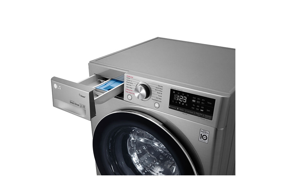 Washer LG WV4149PVG 9KG Silver With Steam