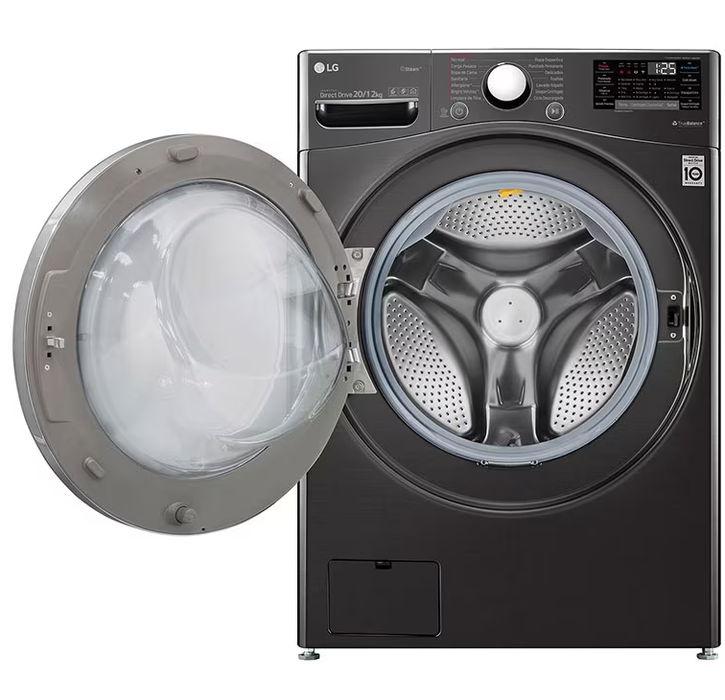 LG  Front Load Washer Dryer Direct Drive 20/12 Kg Silver -WDV2101BR