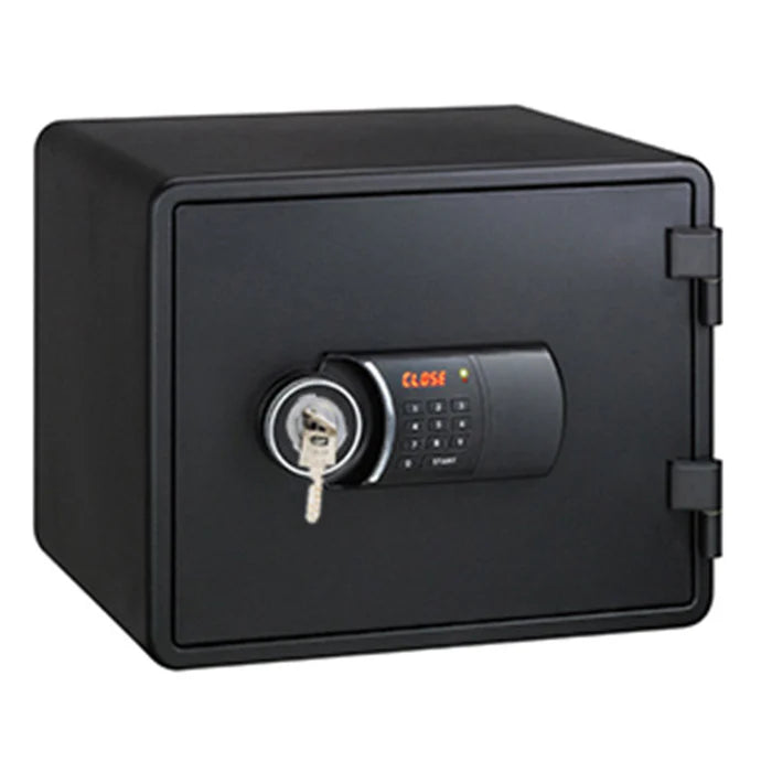 High Locks Fire Resistant Safe - Black
