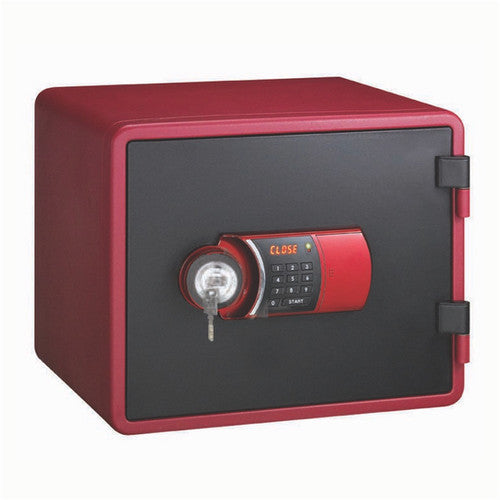 High Locks Safe Fire Resistant - Red
