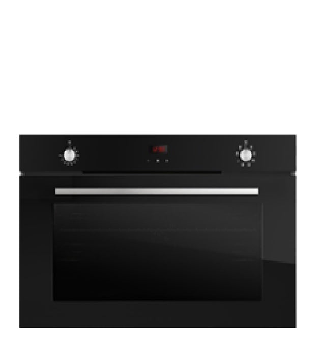 Master Gas Built In Oven Black, 90 Cm, Made in Italy