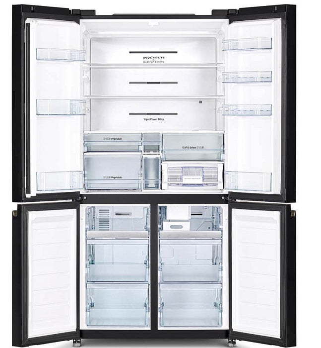Hitachi Refrigerator 4 Doors Inverter - RWB720VL0GMG
