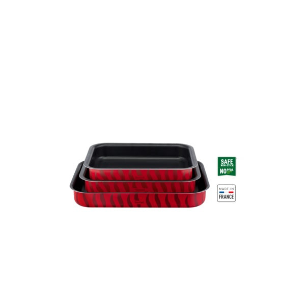 Tefal Tempo Flame Ovenware 3Pcs Set