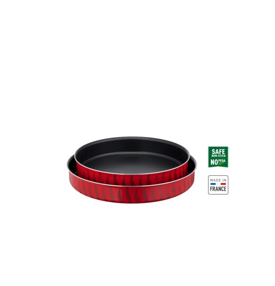 Tefal Flame Ovenware Kebbe Dishes 2Pcs Set