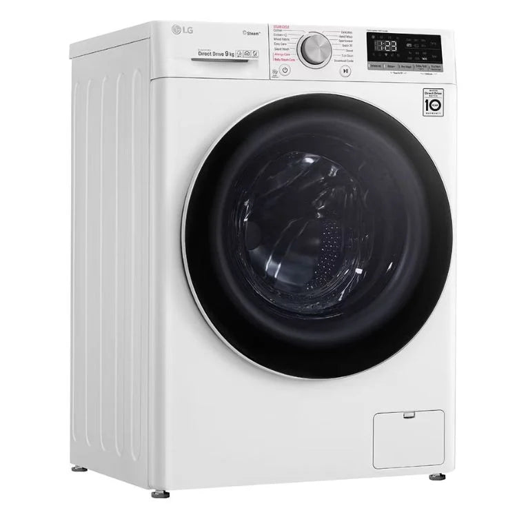 LG Washer 11Kg Front Load 1400RPM White
