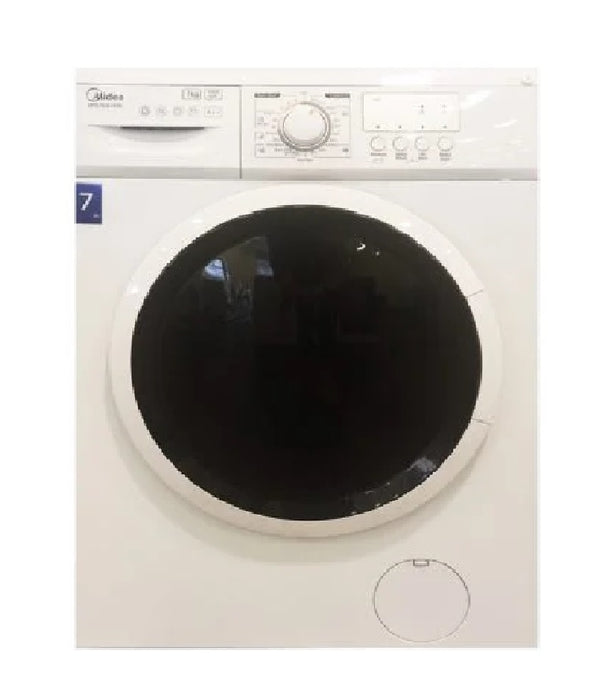 MIDEA Washer 7kg Front Load 1000 RPM White