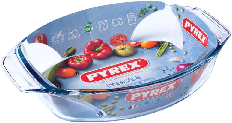 Pyrex Optimum Oval Roasting Dish - 40 x 28 x 6cm - 4.2L
