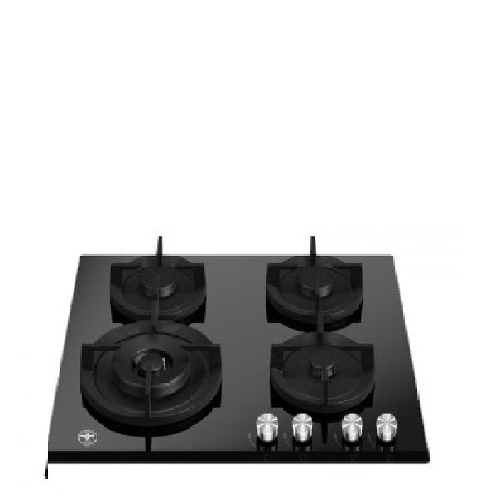 La Germania 60cm gas on glass hob, lateral wok