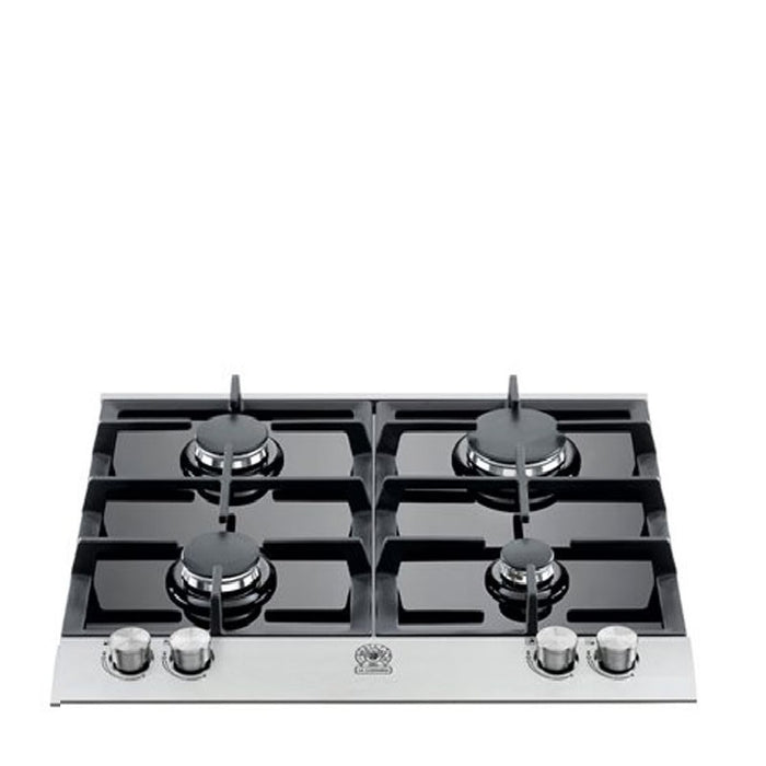 La Germania 60 Cm  4-Burner Black Glass Hob