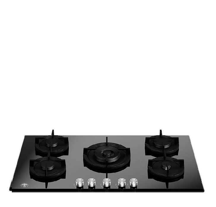 La Germania 90cm gas on glass hob, central dual wok