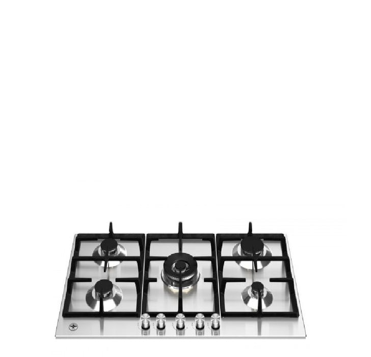 La Germania 90cm gas hob 5 burners, central dual wok