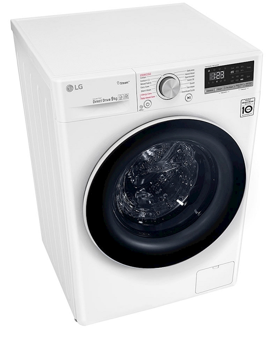 LG  Front Load Washing Machine Ai Direct Drive Motor, Steam, White Color - 15/8Kg