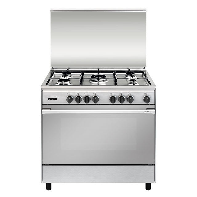 Glem Gas 90 Cm Gas Oven With Gas Grill,  5 Burners, 1 triple Ring