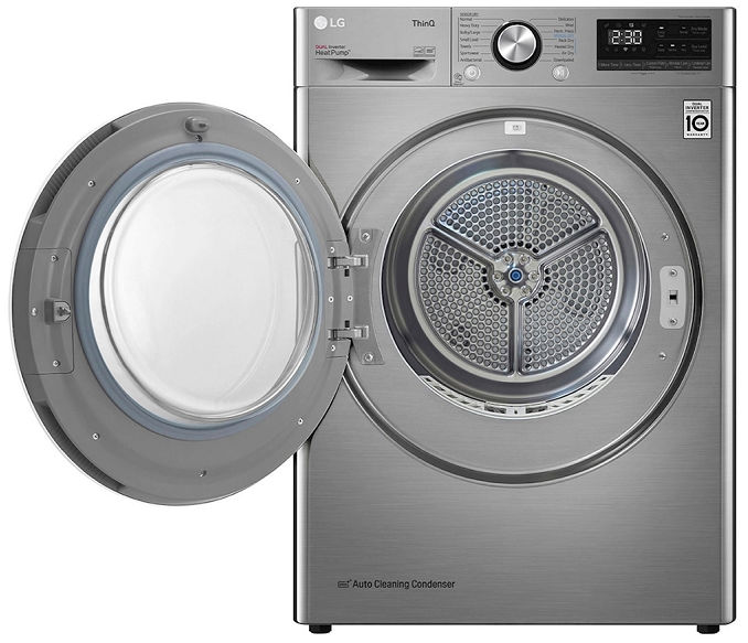 LG  Dryer Dual Inverter Heat Pump  Thinq 9 Kg - RH90V9PV8N