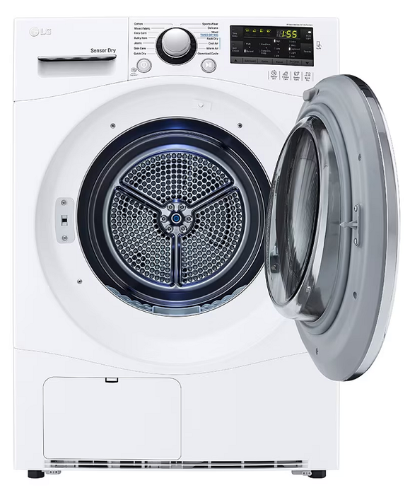 LG  Dryer Condensing Type Dryer With Sensor Dry, Smart Diagnosis™ 9 Kg White - RC9066A3F