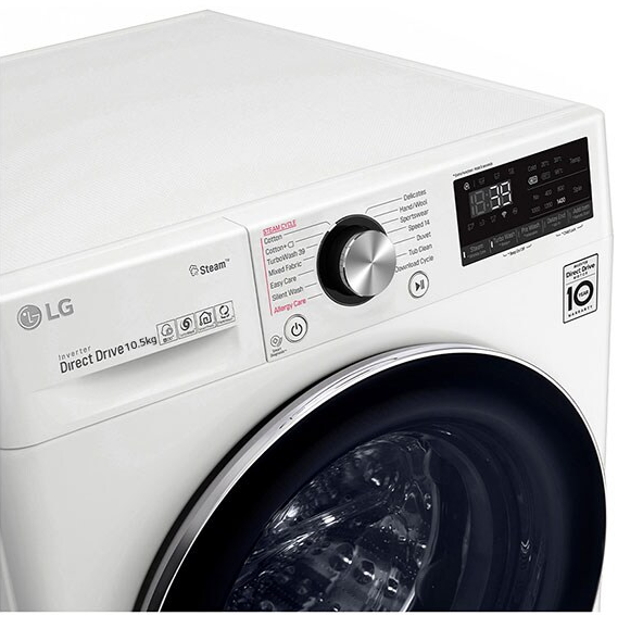 LG  Front Load Washer Dryer Ai Dd Steam - 10.5/7 Kg