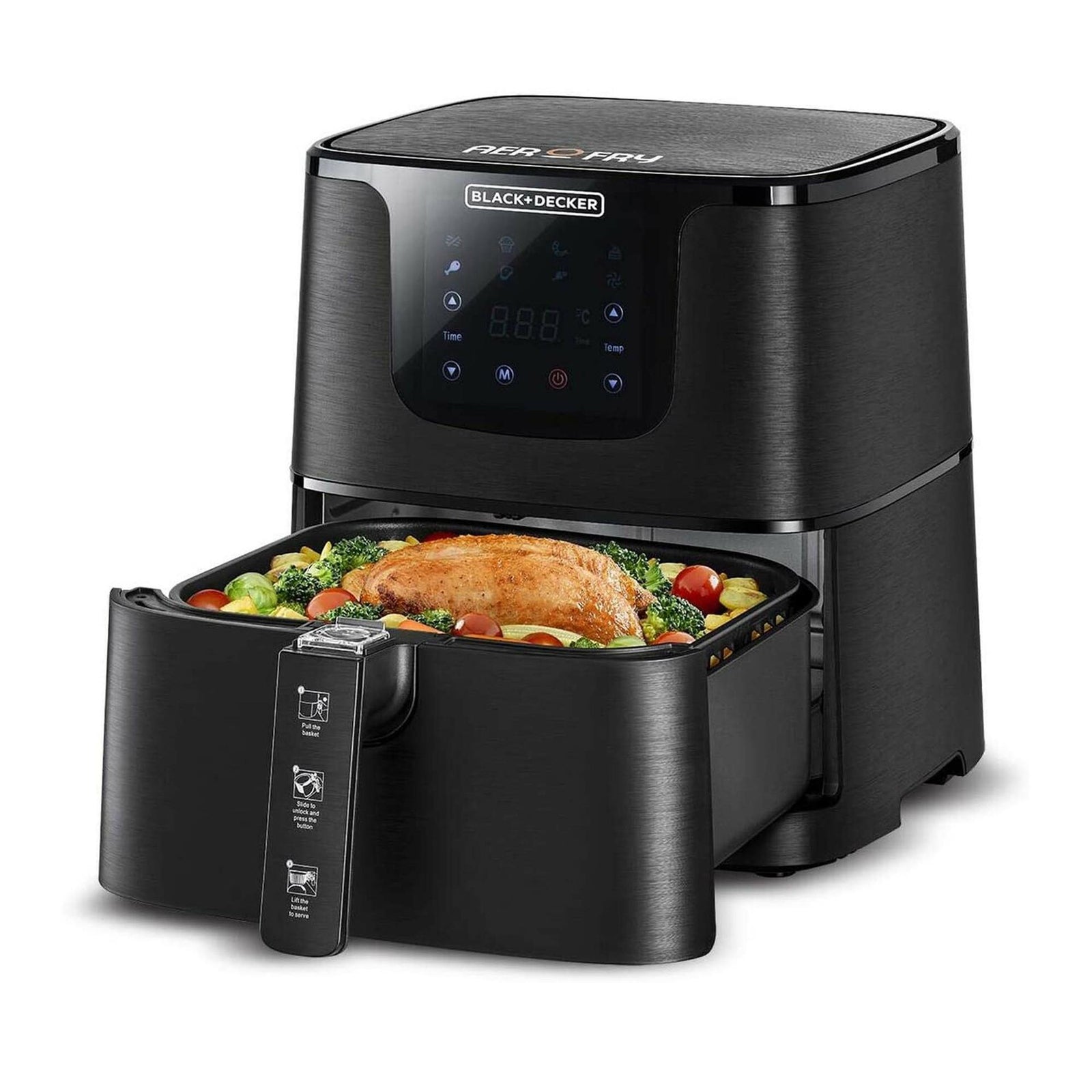 Black & Decker Digital XL Air Fryer, 5.8 Liters | AF700-B5