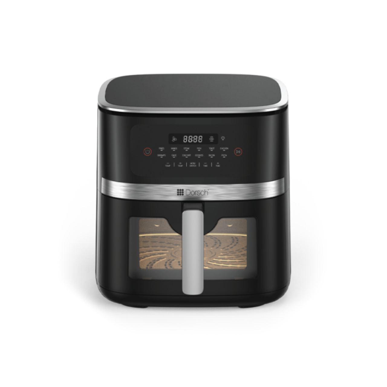 Air Fryer Digital XXL 7L DH-07811 with Glass Vision Window + Pyrex Roaster