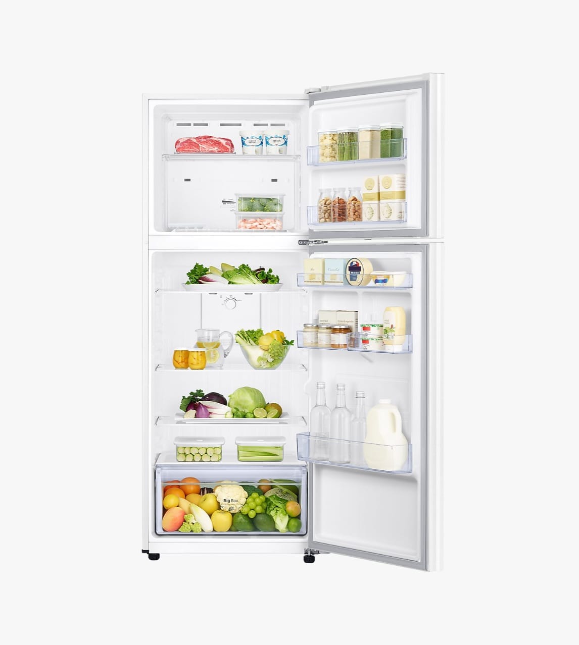 Samsung White Refrigerator Top Mounted Digital Inverter- 385L