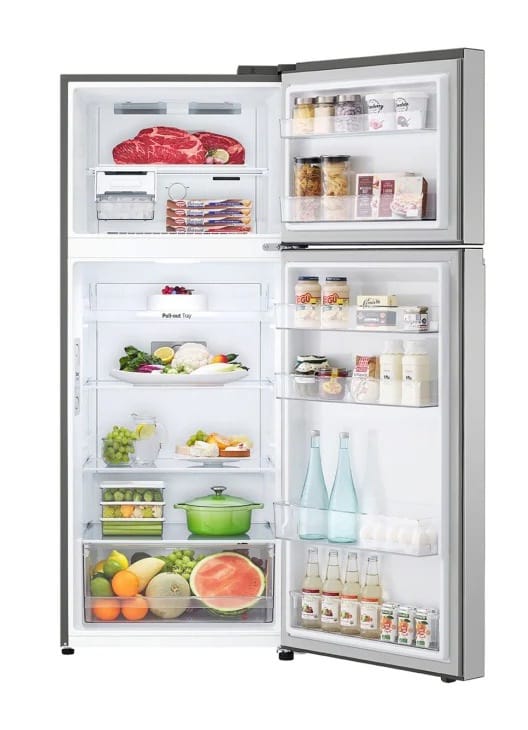 LG  Refrigerator White Smart Inverter Compressor - 18Cf-GNB-562GVWP White