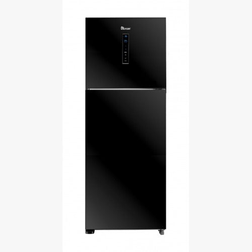 No Frost Refrigerator Digital Black Glass - 545L