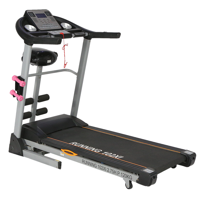 4 In 1 Treadmill, 2.75 Hp, With Inclination, 120Kg User Weight