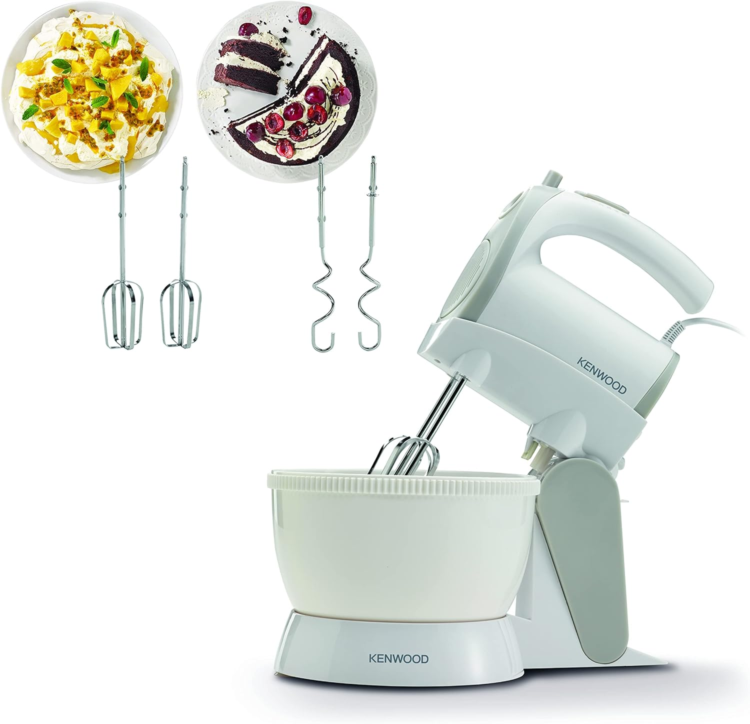 Kenwood Stand Mixer Hand (Electric Whisk) 300W With 2.4L Rotary Bowl