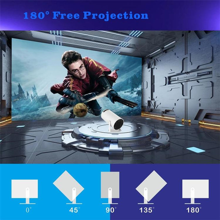 Smart Projector Android 11.0 System 120 Lumen Portable Projector Au Plug