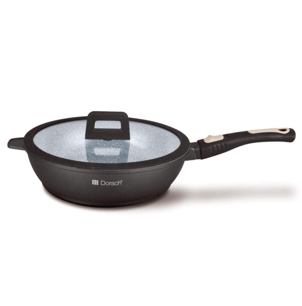 Dorsch Nonstick Deep Saute Pan with Lid 28cm