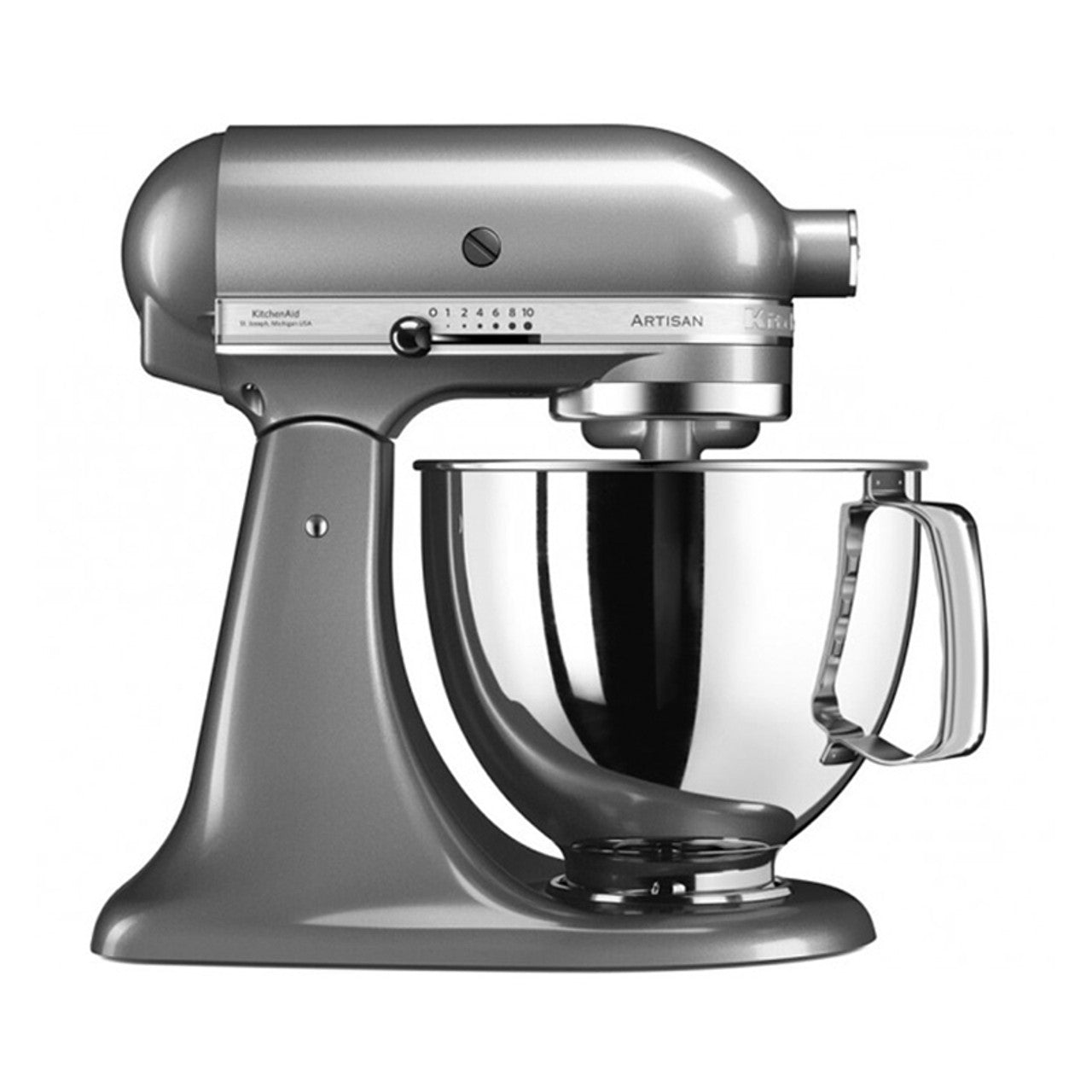 KitchenAid Artisan Series 4.8 L Tilt-Head Stand Mixer + Free Bowl, Silver