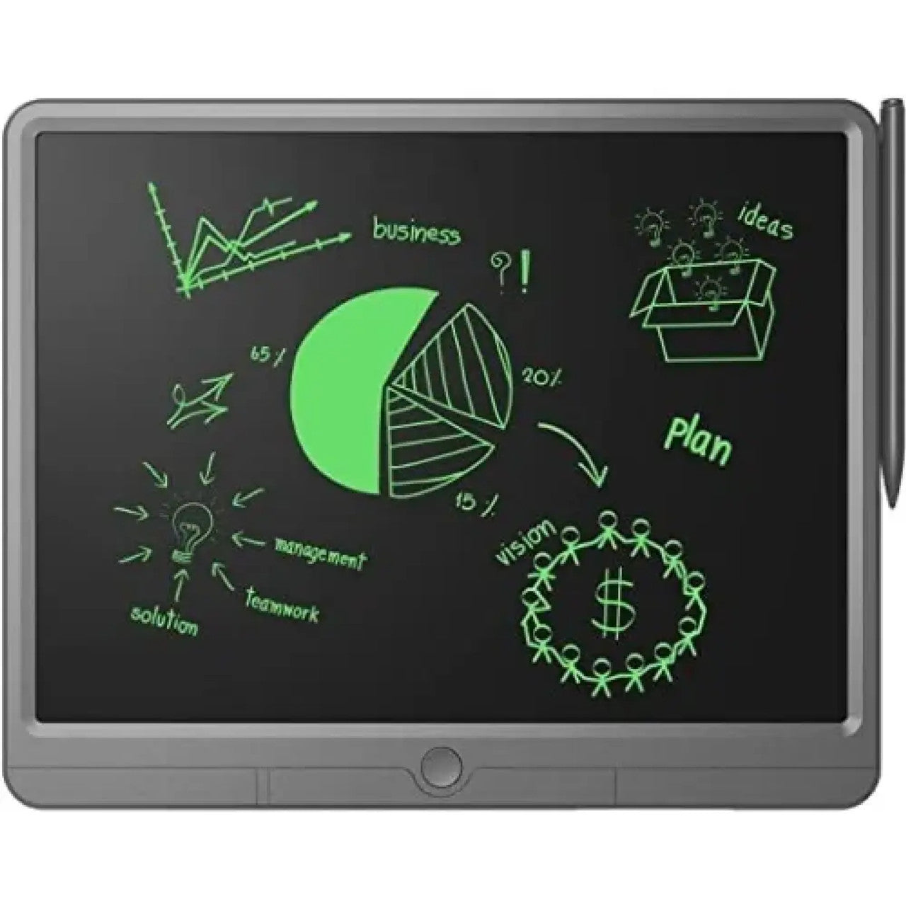 Green Lion LCD Digital Writing Pad Universal , Gray