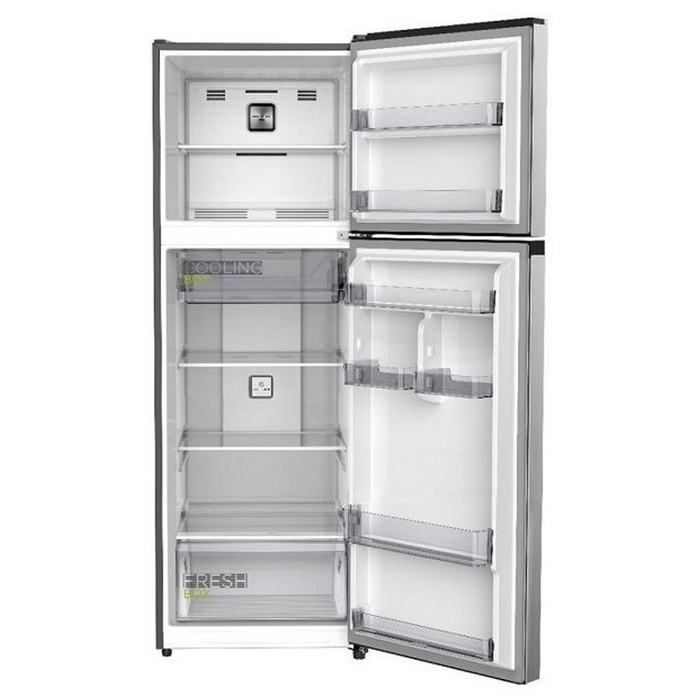 Midea Refrigerator , 2 Doors, Blue Steel Color , Inverter