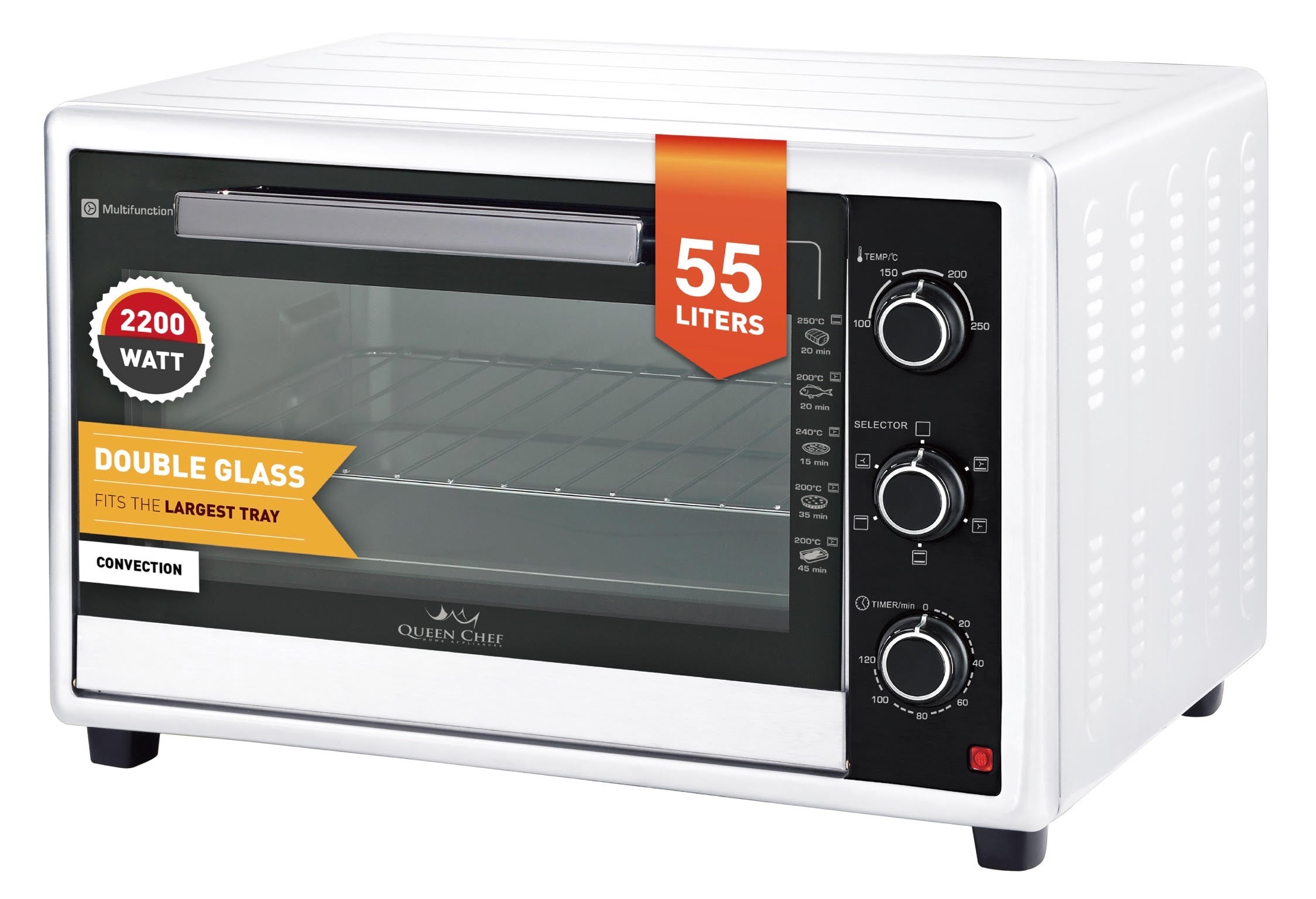 Queen Chef Electric Oven - 55L