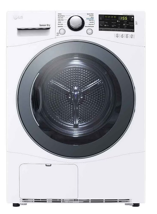 LG  Dryer Condensing Type Dryer With Sensor Dry, Smart Diagnosis™ 9 Kg White - RC9066A3F
