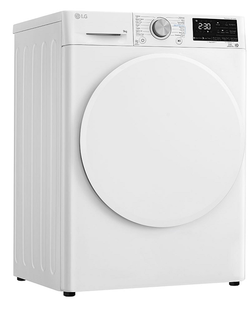 LG  Dryer Dual Inverter Heat Pump 9 Kg White -RH90V3AV0