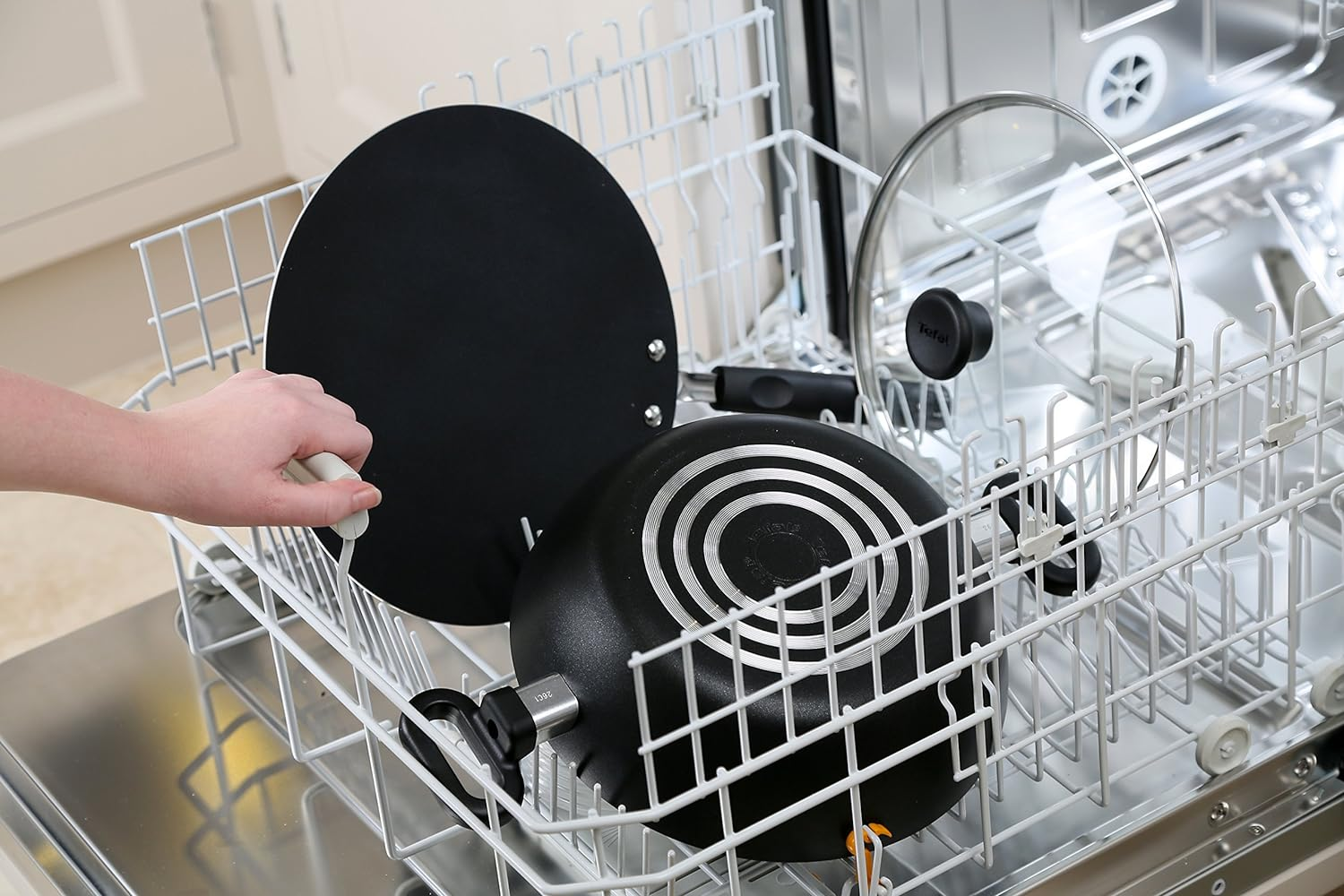 Tefal Non-Stick Chapatti Flatbread Pan Black 30cm