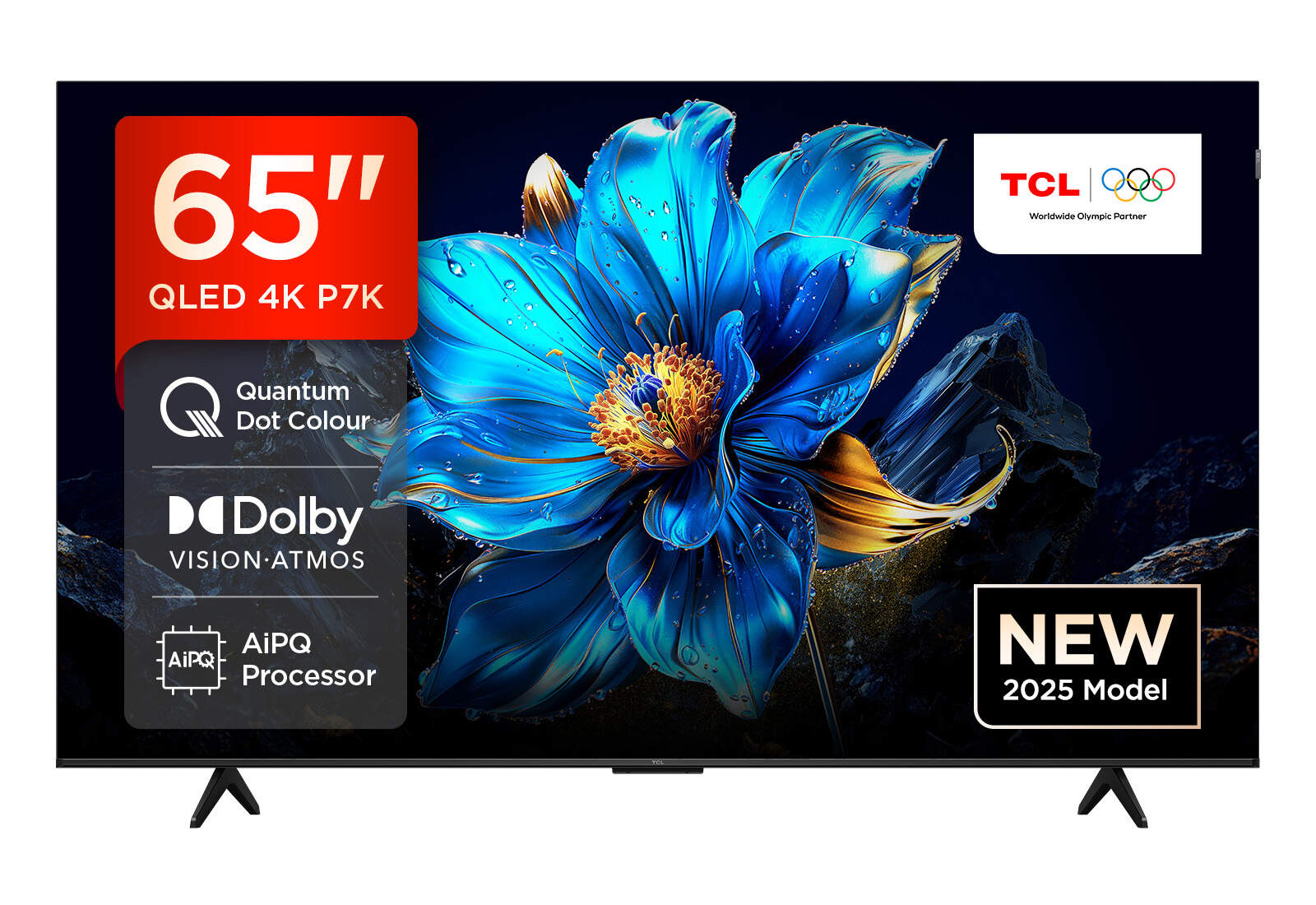 TCL P7K-UK QLED, Direct LED TV, 4K HDR TV, Smart TV Powered by Google TV