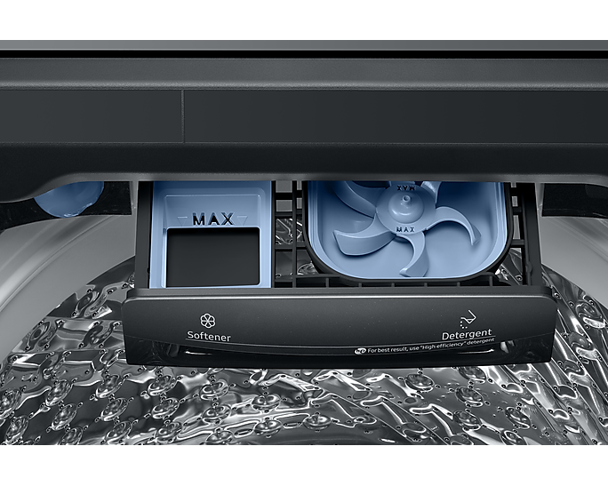 Samsung Top Loading Washer 700 RPM 12 Programs Black - 22kg